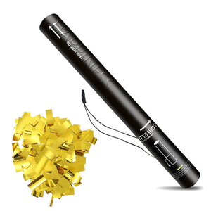 Cannone elettrico in oro metallizzato da 80cm - Product Image 1