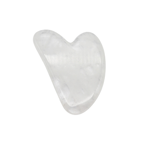 Planche de Gua Sha en forme de coeur en cristal blanc Outil de thérapie de massage Guasha Prévenir <span class=keywords><strong>les</strong></span> <span class=keywords><strong>rides</strong></span> <span class=keywords><strong>pour</strong></span> l'<span class=keywords><strong>acupuncture</strong></span> SPA - Product Image 3