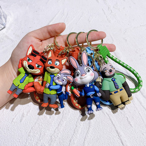Porte-clés Zootopia 2026 de haute qualité, figurine de dessin animé, breloque de sac, pendentif pour clés de voiture - Product Image 4