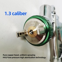 Pistol Semprot Plastik HVLP Original China U20 1.3mm Gravity Feed Alat Pengecatan Mobil Kualitas Tinggi Atomisasi Tekanan Tinggi