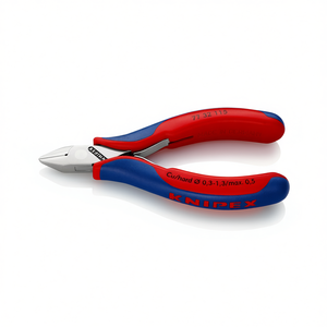 Cortador lateral Knipex para electrónica 77 32 115, cable duro de cobre 0,3 1,3 máx. 0,5, fabricado en Alemania - Product Image 1