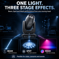 Lampe de scène à tête mobile LED 460W haute luminosité CMY CTO BSW 3-en-1 avec zoom et faisceau, idéale pour les soirées DJ et discothèques