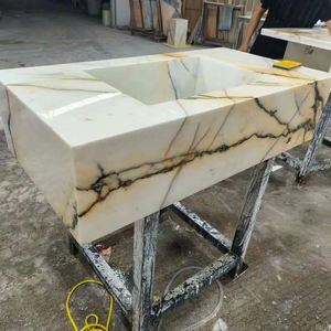 Encimeras de Mármol Calacatta Paonazzo de Lujo, Losa de Piedra Personalizada para Decoración de Casas y Villas Modernas, Baldosa de Piedra Natural - Product Image 1