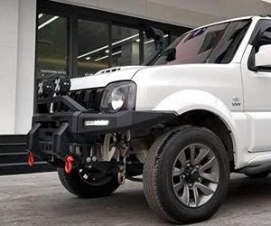 TELLIKAเหล็กพร้อมกันชนหน้าดัดแปลงป้องกันสําหรับSuzuki Jimny 1998-2018 JB23 JB33 JB43 อุปกรณ์เสริม - Product Image 3