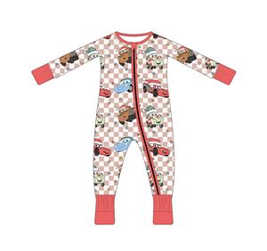 Shrekk más nuevo de dibujos animados monstruo bebé niño mameluco manga larga Footie algodón de bambú 2 maneras bebé cremallera - Product Image 4