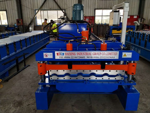 Máquina telha termica sanduiche <span class=keywords><strong>com</strong></span> l? mineral para techos - Product Image 4