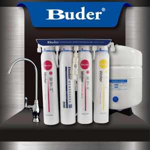 «Taiwan Buder» 4-Stage Ultra-Filtration Under-Sink Water Purifier Manual Plastic UF Membrane Water Filter LED <b>Timer</b> Faucet Hotel - Product Image 2