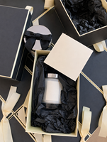 Bougie parfumée de luxe artisanale en cire de soja, diffuseur de parfum poire et freesia, désodorisant longue durée en pot de verre pour la maison et l'intérieur, idéal pour les fêtes.