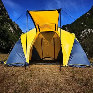 Easy up 9-10 Person 2 room big size family tents camping tent