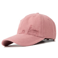 Rongmei Luxe gestreepte luipaard baseballcap met grote hoofdomtrek, diepe kroon, brede klep en geborduurde klep.