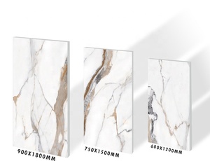 600x1200 Trung Quốc Glossy calacatta trắng sứ gạch Phật Sơn gốm sứ gạch lát sàn gạch với vàng tĩnh mạch giá - Product Image 2