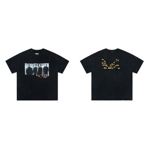 T-shirt à imprimé graphique 100% coton, manches courtes, coupe classique, style streetwear avec design inspiré de la galerie - Product Image 3