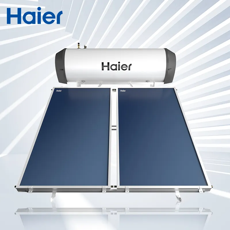 Neustil Flachplatte Paneel blaue Membrane niedriger Preis integriert Druck-Typ Solarenergie elektrischer tankloser Warmwasserbereiter
