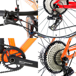 Bicicleta de Montaña de Suspensión Completa de Fibra de Carbono 29er MTB de 13 Velocidades con Horquilla de Aluminio para Hombre, Cuadro de Fibra de Carbono y Ligera - Product Image 5