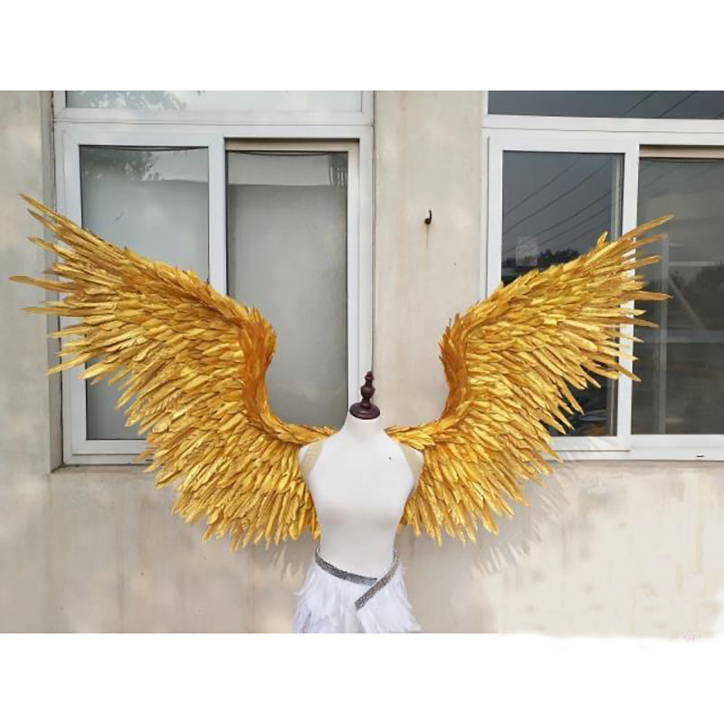 Lot De 50 Plumes D'Oie Naturelles Dorées 15-20 Cm - Décoration Mariage, Ailes D'Ange Et Artisanat