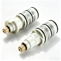 Kits de remplacement de pièces détachées pour robinets personnalisés, cartouche en laiton à bouton-poussoir thermostatique pour mitigeur de douche à contrôle de température