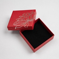Boîte d'emballage pour bijoux en papier artistique personnalisée avec impression offset et logo, boîte cadeau rigide pour bagues, boucles d'oreilles, colliers, bracelets