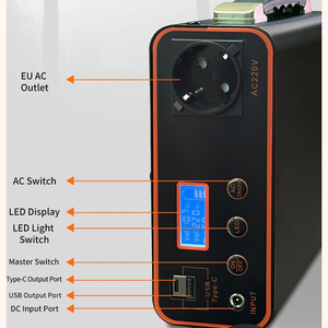 2200W 2000W 1000W Portable Power Station Expandable Battery <b>Solar</b> <b>Generator</b> UPS for Home Backup Camping 2200W High Output & Bidi - Product Image 1