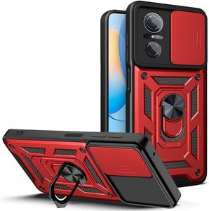Funda para Teléfono con Ventana Deslizante para Cámara, para Honor <span class=keywords><strong>Magic</strong></span> 7 <span class=keywords><strong>6</strong></span> Pro <span class=keywords><strong>5G</strong></span> <span class=keywords><strong>Lite</strong></span>, Antigolpes, con Anillo Giratorio de 360 Grados, Soporte, Funda Móvil de Lujo - Product Image 1