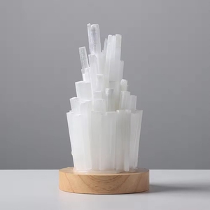 Grosir menara lampu Selenite kristal alami kualitas tinggi - Product Image 4