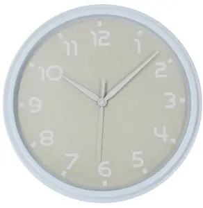 12 인치 현대 패션 3D 로즈 골드 숫자와 간단한 핑크 플라스틱 벽 시계