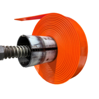 Tuyau plat en PVC pour irrigation agricole de 2, 3, 4, 5, 6 pouces, rouge et bleu, léger, flexible, haute pression, 100 m, norme nationale