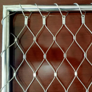 工業用強度316ステンレス鋼ワイヤーロープメッシュ、動物園のフェンス、鳥小屋、囲い、耐腐食ネット - Product Image 3