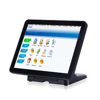 Fabricant vente en gros 15 pouces Windows/Android terminal de point de vente caisse enregistreuse restaurant système de point de vente à vendre