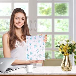 Bolsas de Envío Impermeables Biodegradables de Poli para Ropa, Bolsas de Correo Autosellables con Diseño de Cactus - Rosa para Pequeñas Empresas - Product Image 5