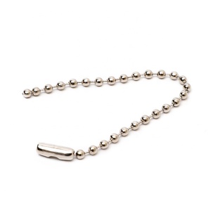 Sacs et chaussures personnalisés en acier inoxydable 316/304 <span class=keywords><strong>avec</strong></span> connecteur à chaîne à billes, imprimé feuille d'argent lavable, finition mate - Product Image 1