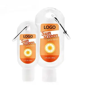 SPF 30 + SPF 50 + vitamini güneş kremi OEM özel etiket 100% doğal yetişkinler kadın güneş koruyucu losyon cilt bakımı güneş koruyucu krem