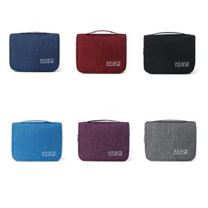 Factory Design Travel Portable Letter <b>Cosmetic</b> <b>Bag</b> Zipper Waterproof Hook Eco-Friendly <b>Large</b> Capacity Oxford Soft Handle - Product Image 5