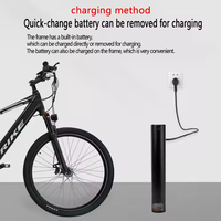 Nouveau Vélo de Montagne Électrique à Suspension Intégrale avec Batterie au Lithium 48V et Cadre en Aluminium pour Utilisation Hors Route