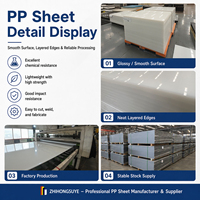 Plaques en polypropylène (PP) de qualité alimentaire et résistantes aux UV, directement de l'usine, 1220x2440mm, épaisseur 0.8-40mm