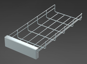 Cost-Effective Carbon Steel Wire Mesh Cable Tray for Industrial Construction Use High Capacity Premium Quality for Medium <b>Small</b> - Product Image 2