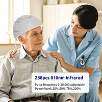 Casque cérébral LED portable 810 nm |   PBM |   Réduit la fatigue cognitive, améliore le sommeil |   Casque PBM pour entraîneurs sportifs et à domicile