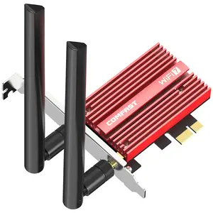 COMFAST CF-BE200 8774Mbps PCI-EWIFIワイヤレスネットワークカードデスクトップ802.11ACデュアルバンド2.4G5G PCI e PCIe WIFI Bluetooth Adapte