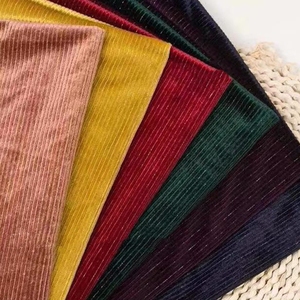 Fabricante del producto 94% Poliéster, 6% Spandex Warp Knit Soft Touch Stretch Elastic Solid <span class=keywords><strong>CVC</strong></span> Velour Velvet Fabric/ - Product Image 2