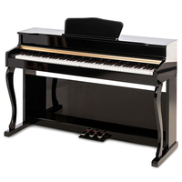 Factory's Latest Electronic Keyboard Instrument Professional 88-Key Digital Piano with Sustain Pedal Plastic Compact for Stage