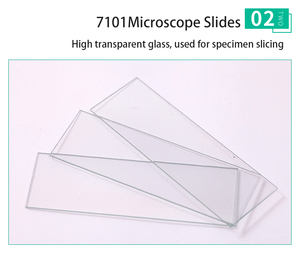 North Yawei 7101 Lames de microscope de préparation de biologie cellulaire et de génétique à haute transparence 50 pièces - Product Image 3
