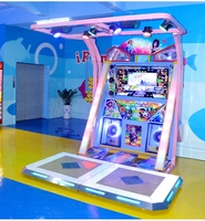 Machine à pièces électronique bon marché d'intérieur pour enfants vente en gros jeu révolution arcade musique et vidéo pompe it up machine à danser