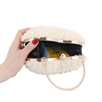 Nouveau Style Coeur Chaîne Banquet Sac De Luxe Perle Bling Sac De Soirée Bandoulière Bourse Robe Sac Pour Dames
