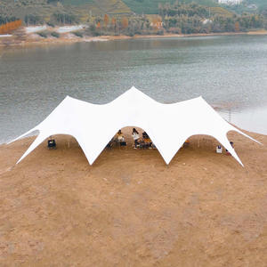 Grand auvent étoilé imperméable de 10m, 15m, <span class=keywords><strong>20m</strong></span> pour 40-60 personnes, idéal pour mariages, fêtes et événements, avec poteaux et sac de transport - Product Image 1
