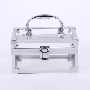轻型定制厂家直销便携式旅行美发储物铝制美容化妆盒