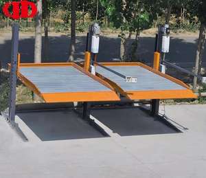 Ascensori per Garage a Due Piani con Catene di Bilanciamento per un Funzionamento Stabile in Condizioni Esterne, Certificati CE, Sollevatore Auto Verticale - Product Image 2