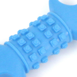 Jouet interactif et de mouvement pour animaux de compagnie en caoutchouc dur à quatre trous de 12 cm - Product Image 4