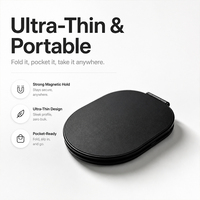 Support de bureau télescopique pliable en alliage d'aluminium personnalisé, hauteur réglable à 360° °   Support de téléphone et tablette rotatif antidérapant