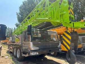 รถเครนบรรทุกมือสอง Zoomlion ZTC800H ลดราคาพิเศษ รับน้ำหนักได้ 80 ตัน พร้อมเครื่องยนต์และ PLC ZCC550H/QY50 รถเครนตีนตะขาบ สภาพดี - Product Image 3