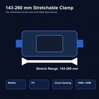 Manette de jeu sans fil télescopique D11 avec déclencheurs Hall pour jeux mobiles et cloud sur PC (OEM/ODM)