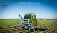 Système d'irrigation agricole automatique à enrouleur de tuyau métallique le plus vendu 2026 avec pompe à boîte de vitesses et télécommande pour l'arrosage des champs